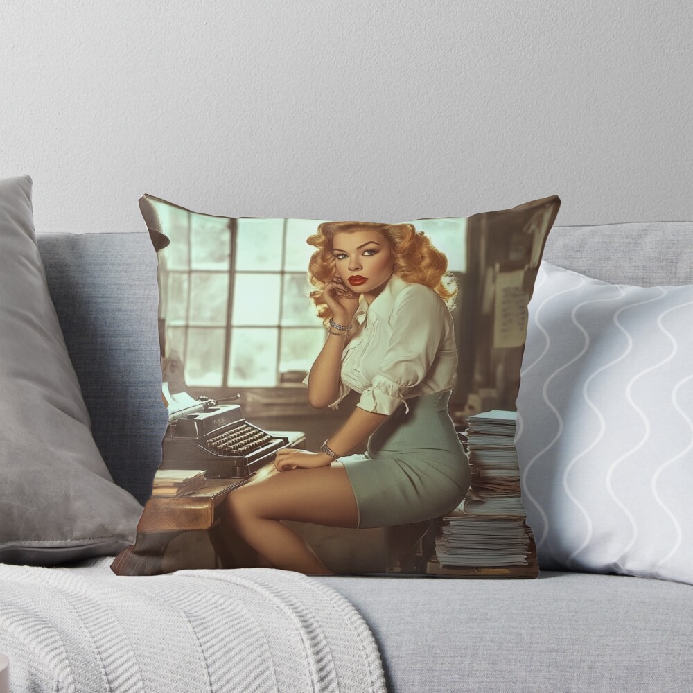 Item preview, Throw Pillow designed and sold by patternshoprad.