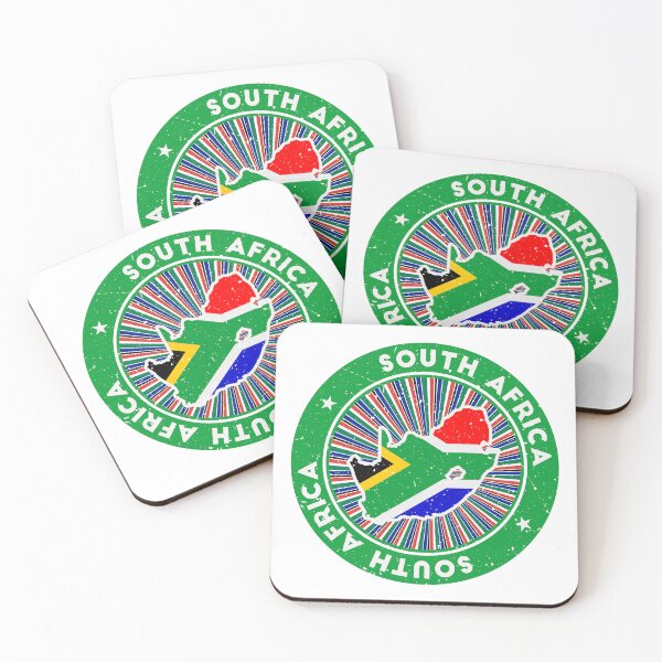 Item preview, flag of south africa and map designed and sold by skalihm.