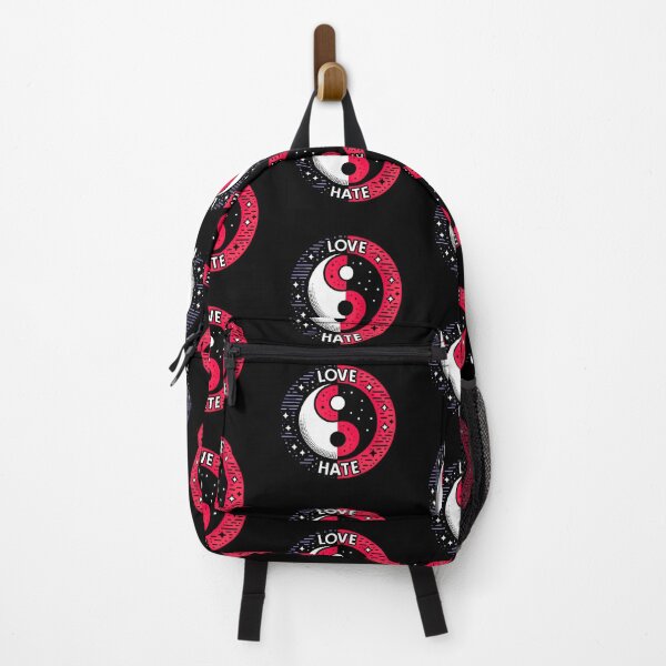 Item preview, Love Hate Ying Yang designed and sold by SideKickCreates.