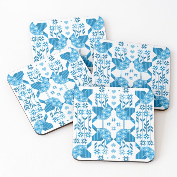 Item preview, Blue Birdie Cardinal, White background designed and sold by Alex  Blud.