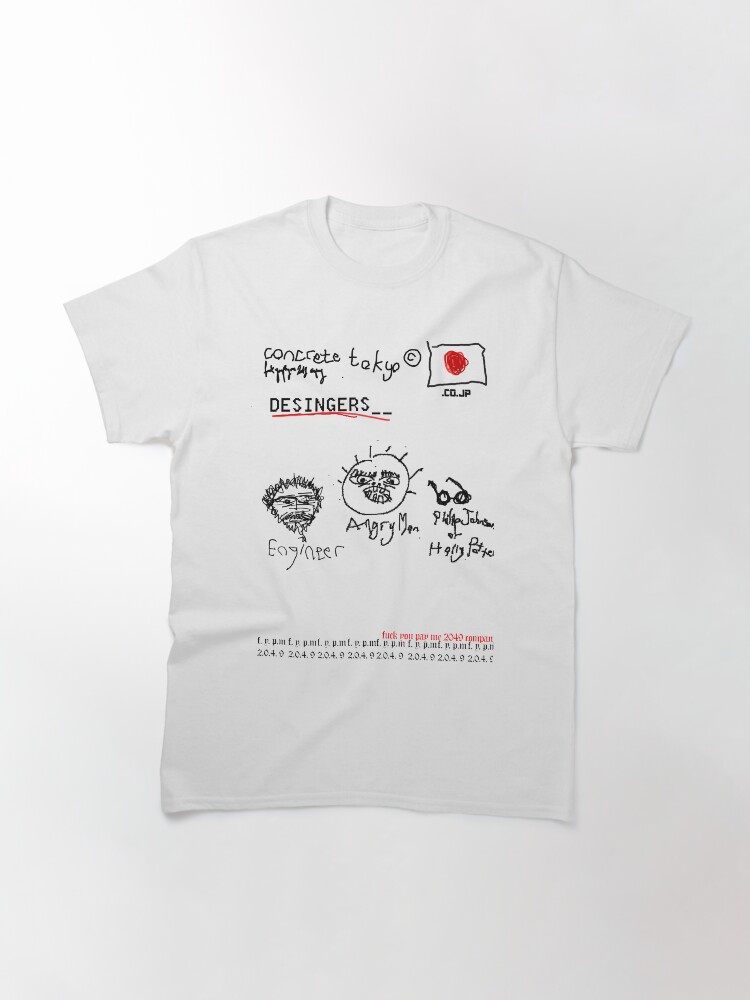 Alternate view of DESIGNERS _ concrete tokyo © Classic T-Shirt