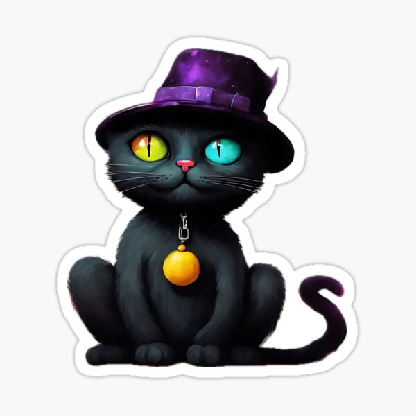 Artikel-Vorschau von Die schwarze Katze der Hexe, designt und verkauft von Zenvo.