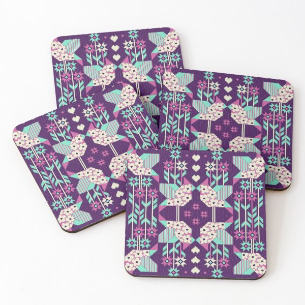 Item preview, Birdie Cardinal, Turquoise-lilac version designed and sold by Alex  Blud.