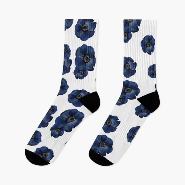 Item preview, Blue Flowers Watercolor Art designed and sold by AveryZi.