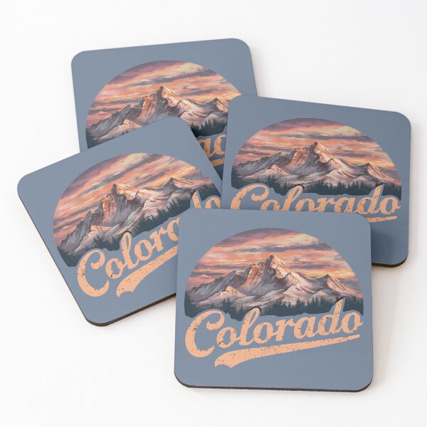 Item preview, Vintage Colorado Sunset Peaks designed and sold by Snifferius.