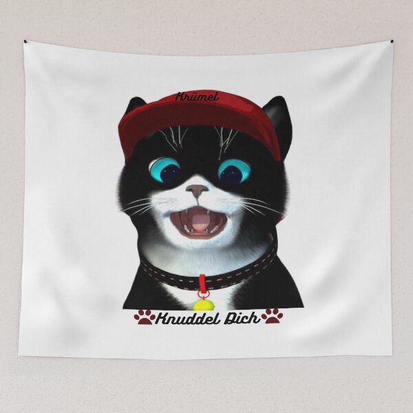 Item preview, Tomcat Krümel with heart designed and sold by Kater-Kruemel.