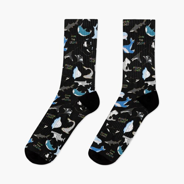 Item preview, Marine Life in black designed and sold by judysstudio.