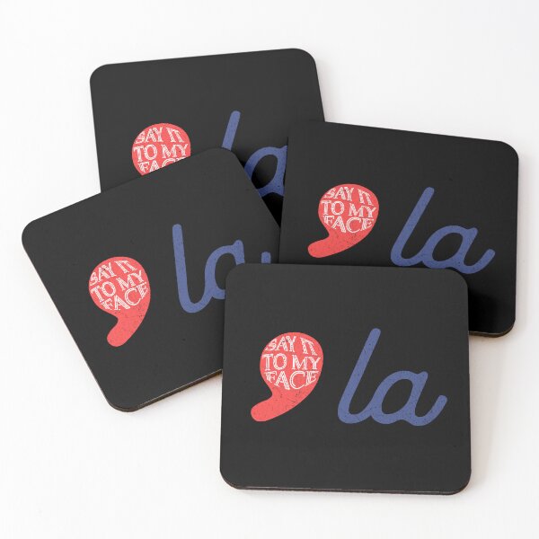 Item preview, Say It To My Face / ,la / Comma la / Kamala / Kamala Harris  - Minimalist design  designed and sold by franzandsabina.