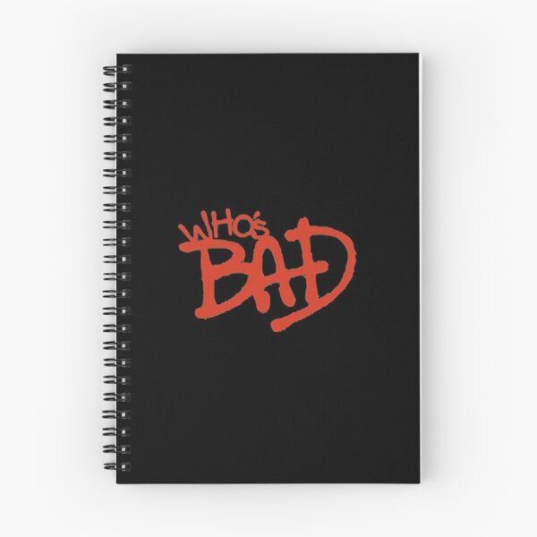 Item preview, "Who's Bad" Red on Black Design designed and sold by TalkThatTalk.