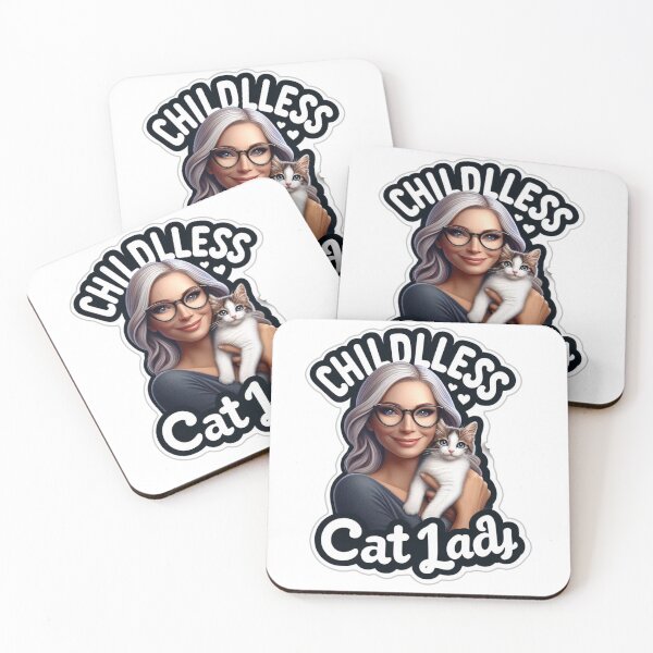 Item preview, Childless Cat Lady: Modern Cat Lady Chic Design designed and sold by swiftbinaries.