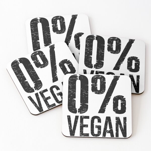 Item preview, 0% Vegan Meat Lover Food Humor Steak Enthusiast Bacon designed and sold by Quirky Shirts.