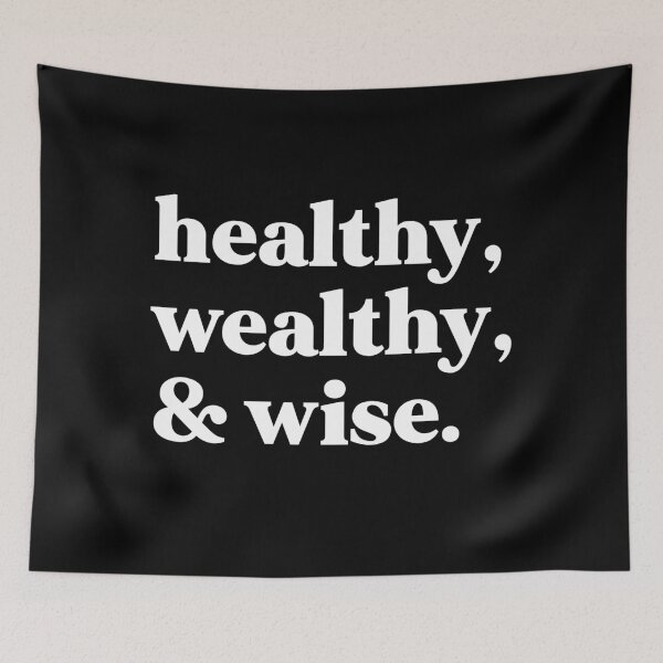 Item preview, Healthy, wealthy, and wise designed and sold by weirdly weird.