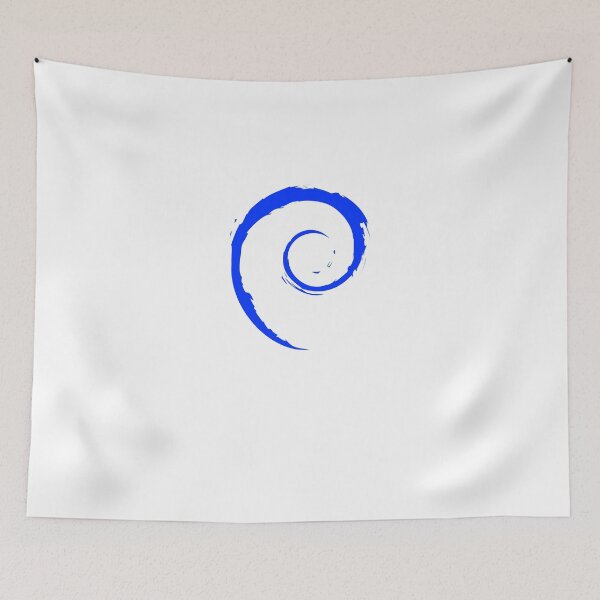 Item preview, Debian Blue Spiral Official Logo Distro Hoodie designed and sold by Rainwater Merch.