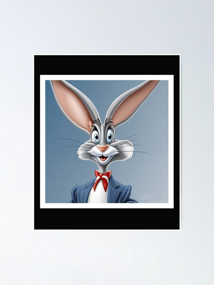 Thumbnail 1 of 3, Poster, Funny Cool Rabbit Humor Design designed and sold by duron4.