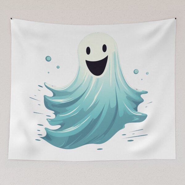 Item preview, Smiling ghost designed and sold by areklitwin.