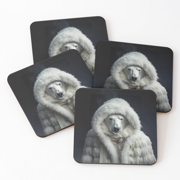 Item preview, Majestic Polar Bear in Winter Attire designed and sold by Sillytoe.