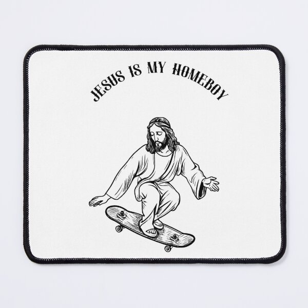 Item preview, Skateboarding Jesus - Jesus is My Homeboy designed and sold by GorinART.