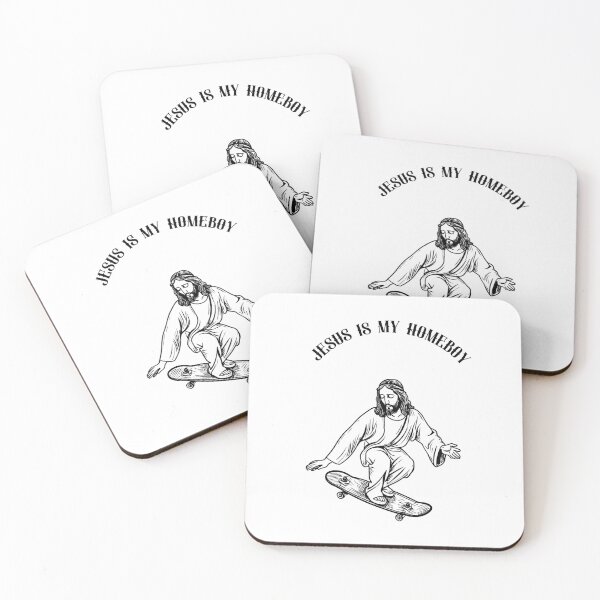 Item preview, Skateboarding Jesus - Jesus is My Homeboy designed and sold by GorinART.