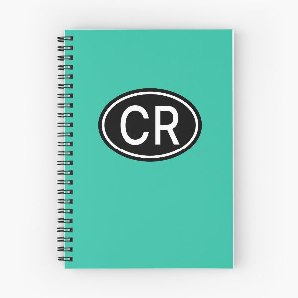 Item preview, CR Initials Monogram Oval White Letters designed and sold by Jeallan Designs.