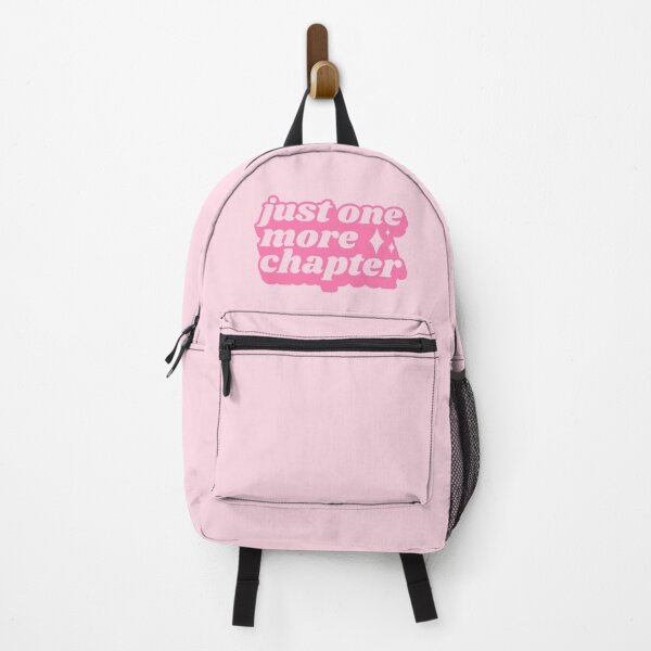 Item preview, Just one more chapter - pink book quote designed and sold by Cre8iveCat.