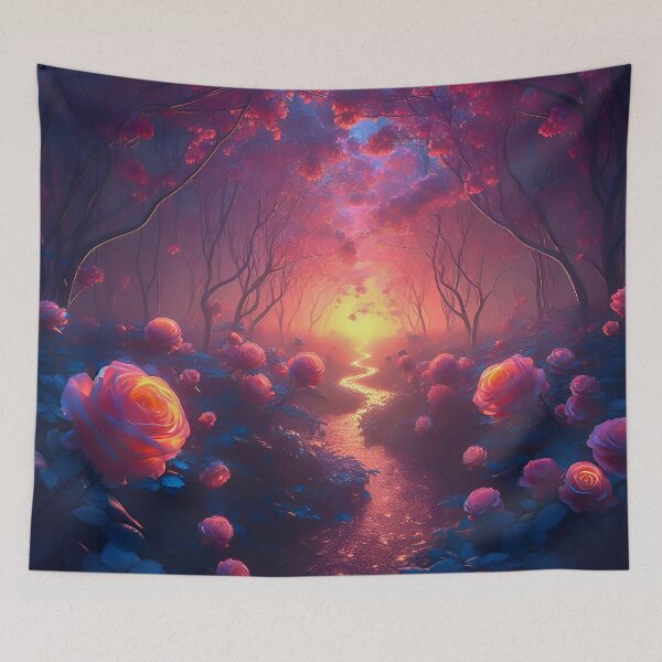 Item preview, Enchanted mystical forest landscape designed and sold by SideKickCreates.