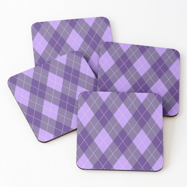 Item preview, Purple argyle pattern designed and sold by sasyall.