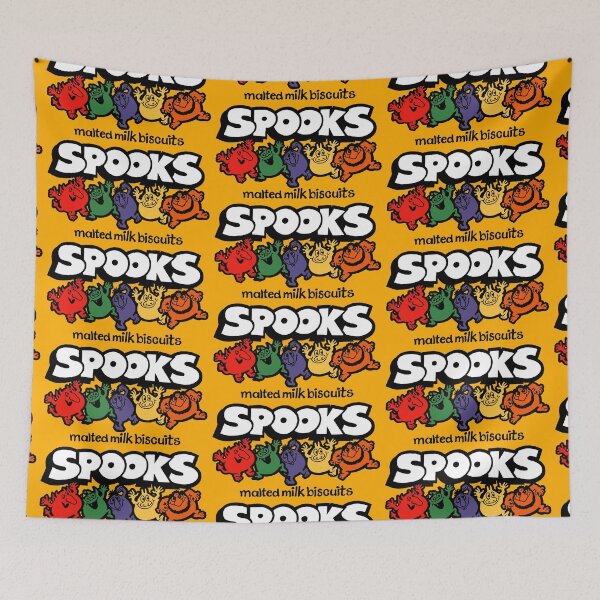 Item preview, Spooks Biscuits 1970s designed and sold by Hackers.