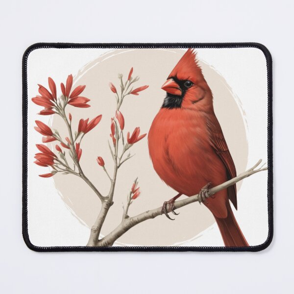 Item preview, Red Cardinal, Northern Cardinal, Cardinalis cardinalis, colorful birds, Cardinal lover designed and sold by lagunaklein.