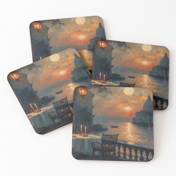 Item preview, Dinner Romance in Venice designed and sold by darkgothicart.