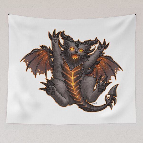 Item preview, Deathwing cat designed and sold by Heteyy.