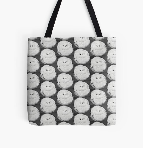Noël battu en neige Tote bag doublé