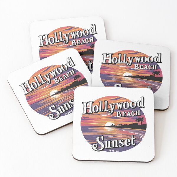 Item preview, Hollywood Beach Sunset Florida designed and sold by Guess4best.