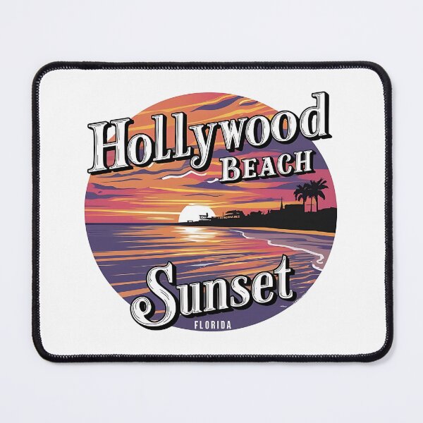 Item preview, Hollywood Beach Sunset Florida designed and sold by Guess4best.