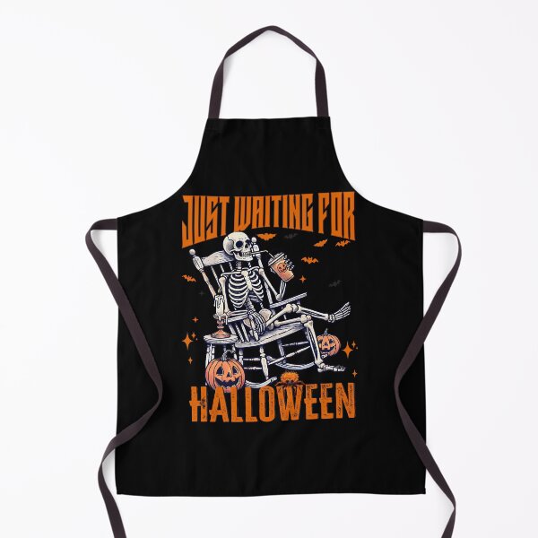 Item preview, JUST WAITING FOR HALLOWEEN SKELETON designed and sold by EpiTee.