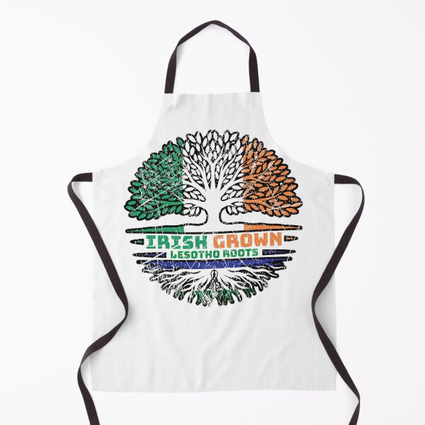 Item preview, Lesotho Irish Ireland Tree Roots Flag designed and sold by FlagX.