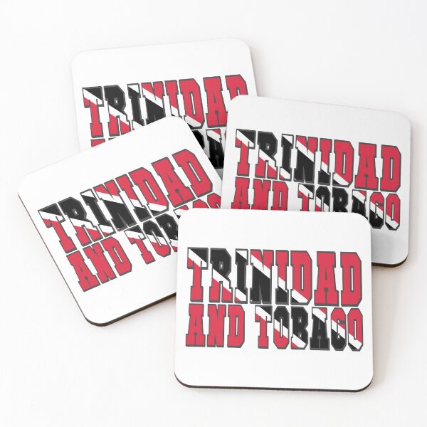 Item preview, Trinidad and Tobago Country Flag Typography designed and sold by TravelWish.