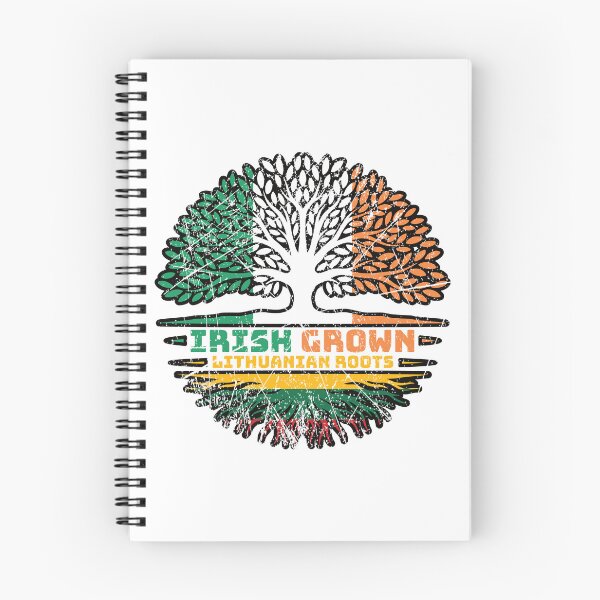 Item preview, Lithuania Lithuanian Irish Ireland Tree Roots Flag designed and sold by FlagX.
