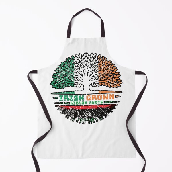 Item preview, Libya Libyan Irish Ireland Tree Roots Flag designed and sold by FlagX.