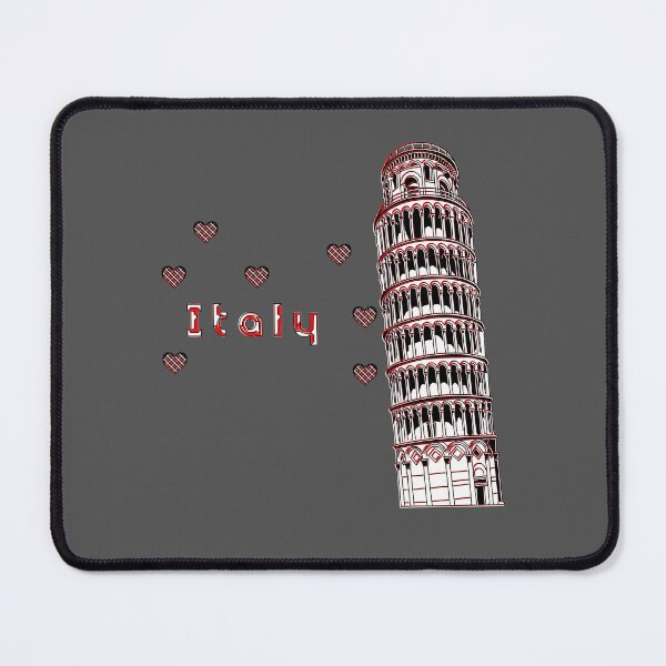 Item preview, Italy Tower of Pisa love hearts designed and sold by 4rpixs.