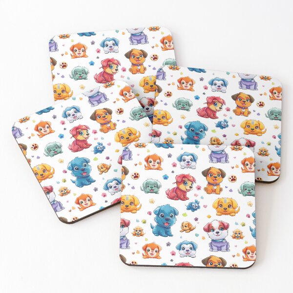 Item preview, Puppy Dog's cute Stickers and rainbow color designed and sold by CHOKCHAIVONGDEE.
