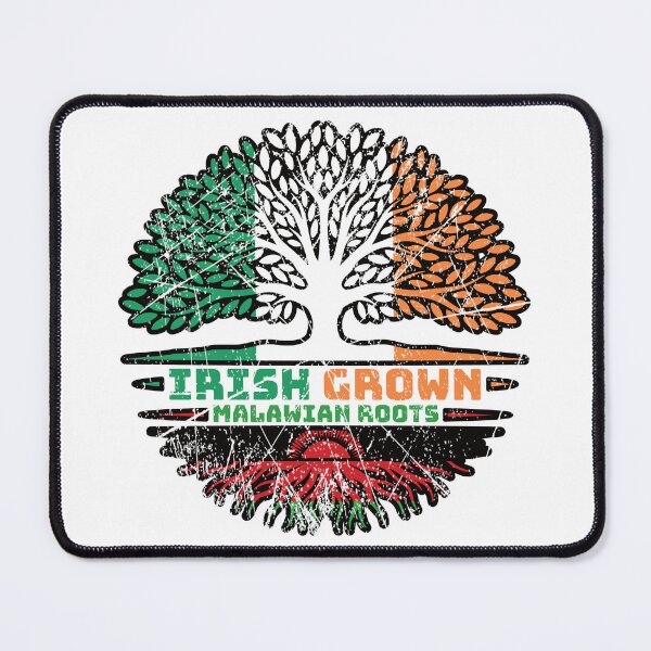 Item preview, Malawi Malawian Irish Ireland Tree Roots Flag designed and sold by FlagX.