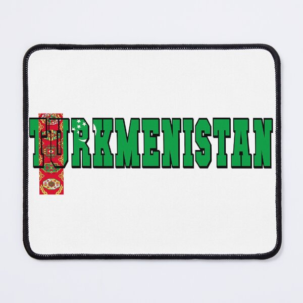 Item preview, Turkmenistan Country Flag Typography designed and sold by TravelWish.