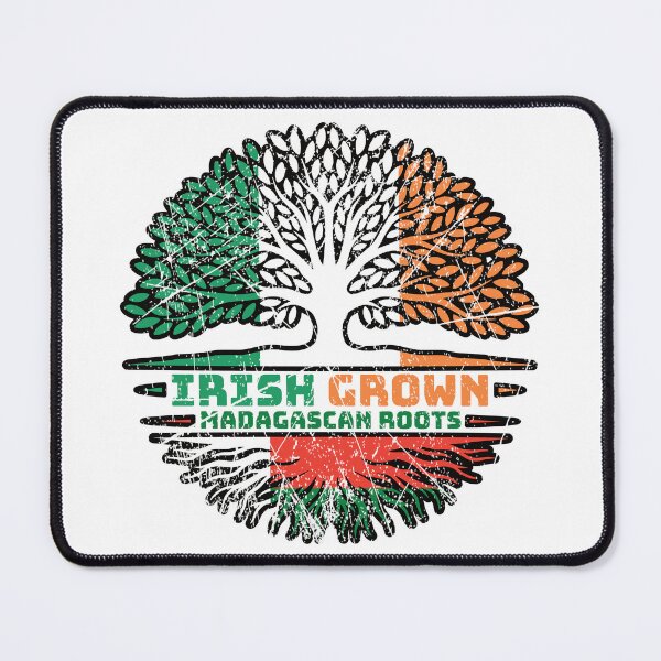 Item preview, Madagascar Madagascan Irish Ireland Tree Roots Flag designed and sold by FlagX.