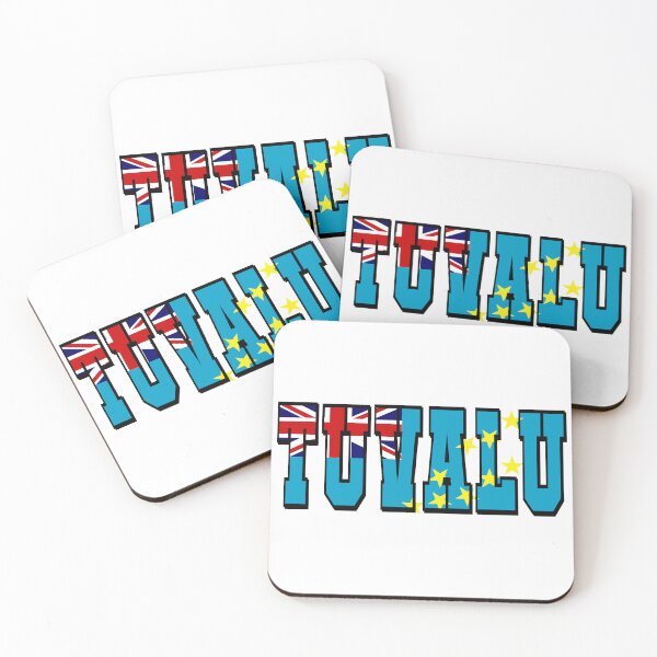 Item preview, Tuvalu Country Flag Typography designed and sold by TravelWish.