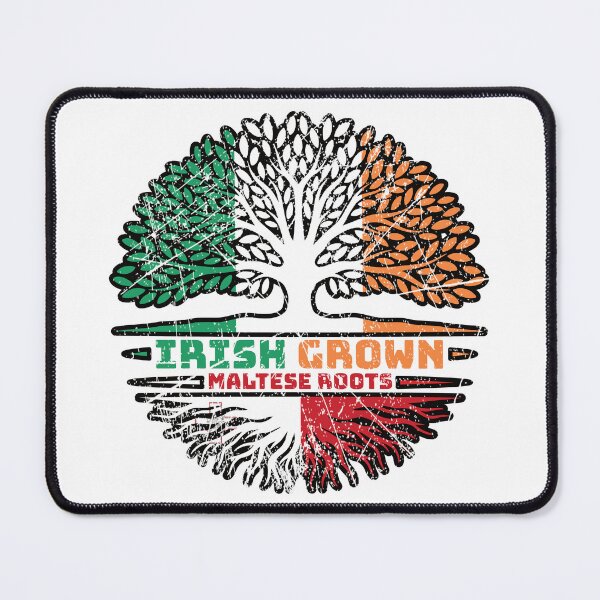 Item preview, Malta Maltese Irish Ireland Tree Roots Flag designed and sold by FlagX.