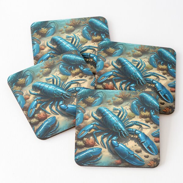 Item preview, BLUE LOBSTERS designed and sold by PIGCASSOSAIART.