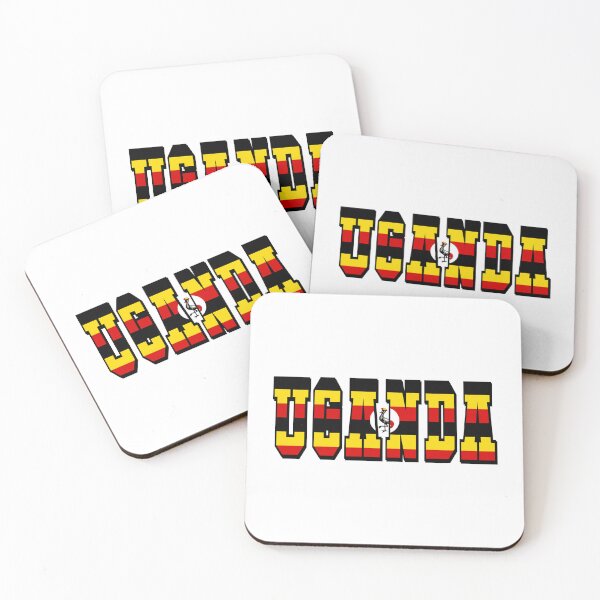 Item preview, Uganda Country Flag Typography designed and sold by TravelWish.