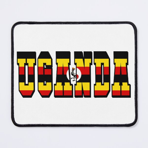 Item preview, Uganda Country Flag Typography designed and sold by TravelWish.