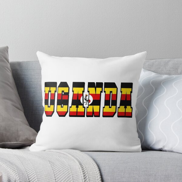 Item preview, Uganda Country Flag Typography designed and sold by TravelWish.