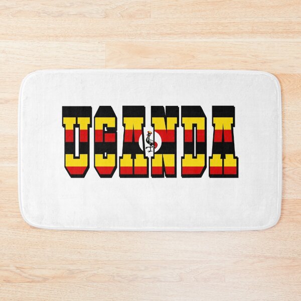 Item preview, Uganda Country Flag Typography designed and sold by TravelWish.